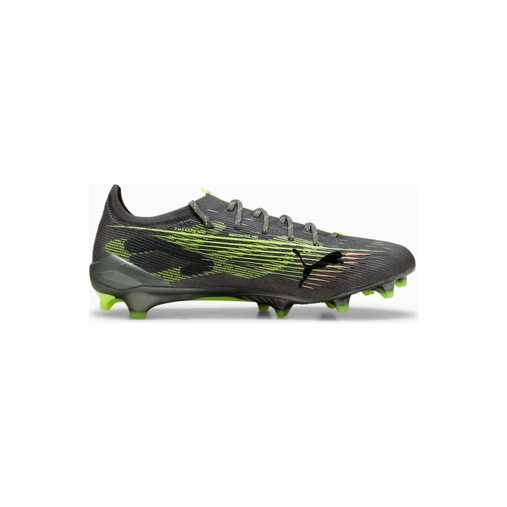 Puma Ultra 5 Ultimate FG Matte Aged Silver Yellow Alert Sun Struck (108159-03)