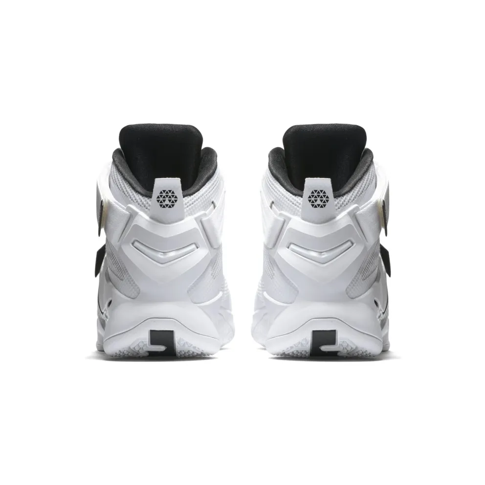 LeBron Soldier 9 White/Black-Metallic Silver (749498-100)