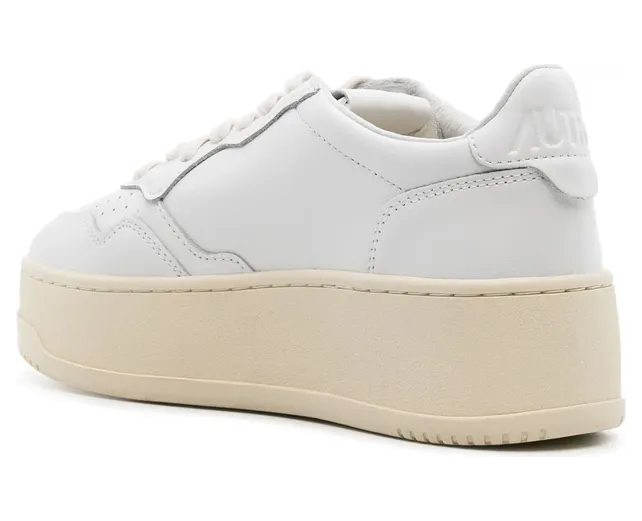 Autry Medalist Platform Leather “White” (PTLW LL15) (3)