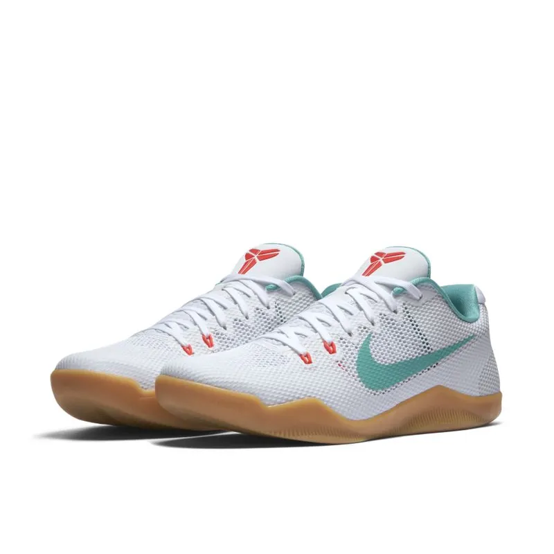 Nike Kobe 11 EM Low Summer Pack White/Washed Teal-Bright Crimson (836183-103)