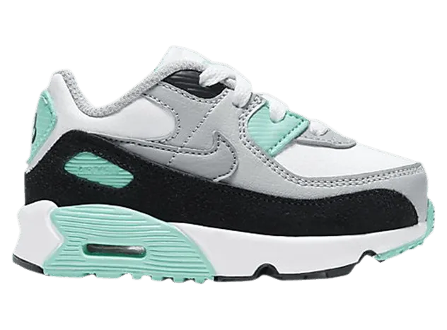 Nike Air Max 90 – Wit “White / Light Smoke Grey / Hyper Turquoise / Particle Grey” (CD6868-102)