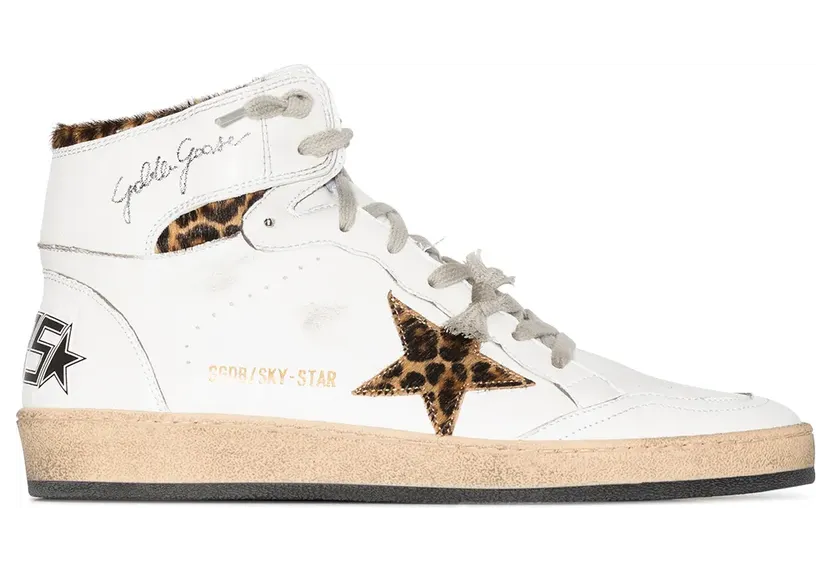 Golden Goose Sky-Star High-Top-Sneakers – Weiß (GWF00230F002193)