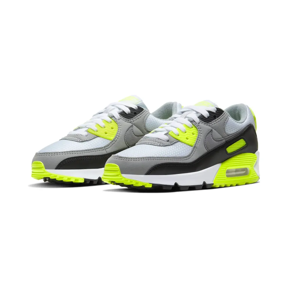 Nike Air Max 90 Recraft Volt (W) White/Particle Grey-Black-Volt (CD0490-101)
