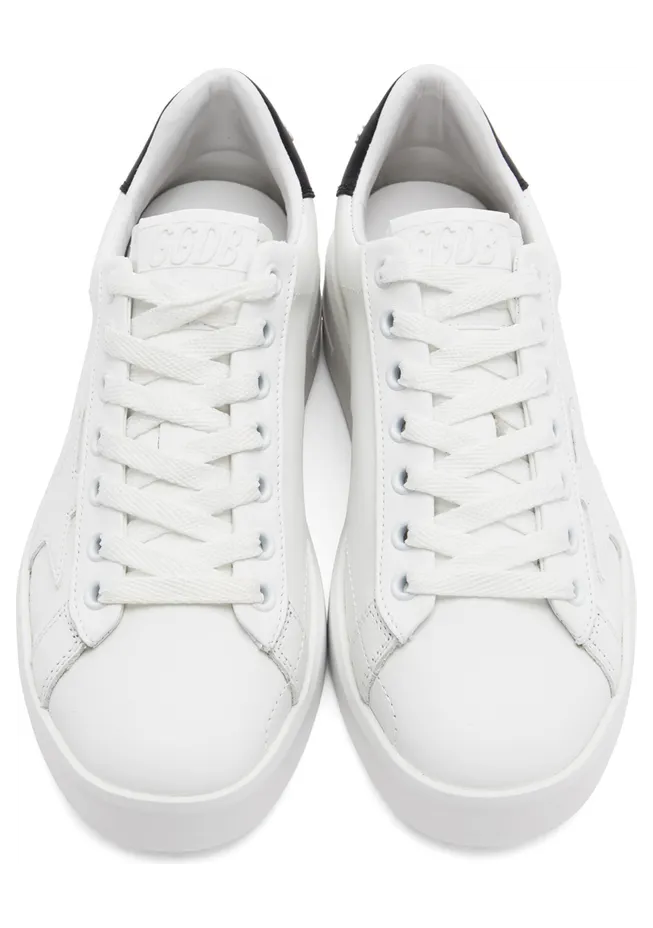 Golden Goose White Purestar Leather Sneakers (GWF00197.F000537.10283) (5)