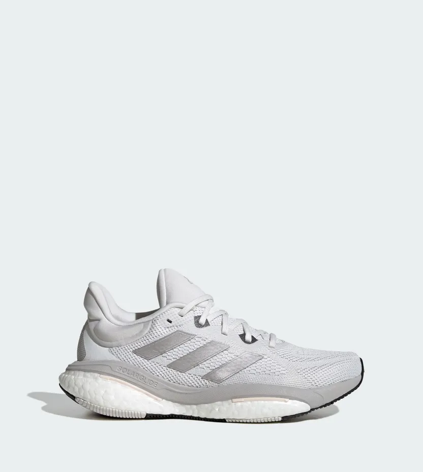 Adidas SolarGlide 6 “Crystal White Taupe Metallic” (HP9814)