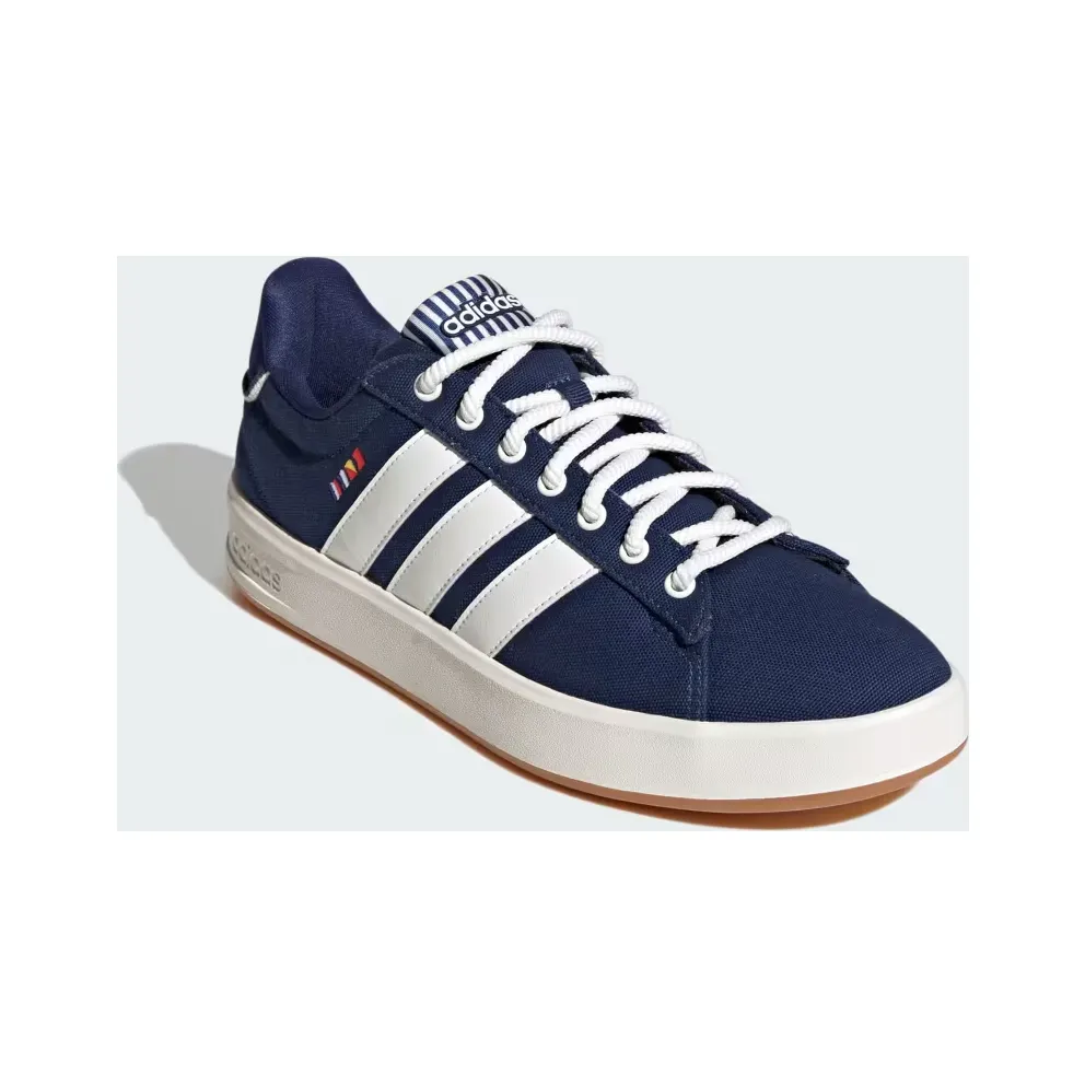 adidas Grand Court 3.0 “Dark Blue / Core White / Gum” (KI3272)
