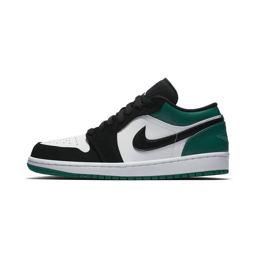 Jordan 1 Low White Black Mystic Green White/Black-Mystic Green (553558-113)
