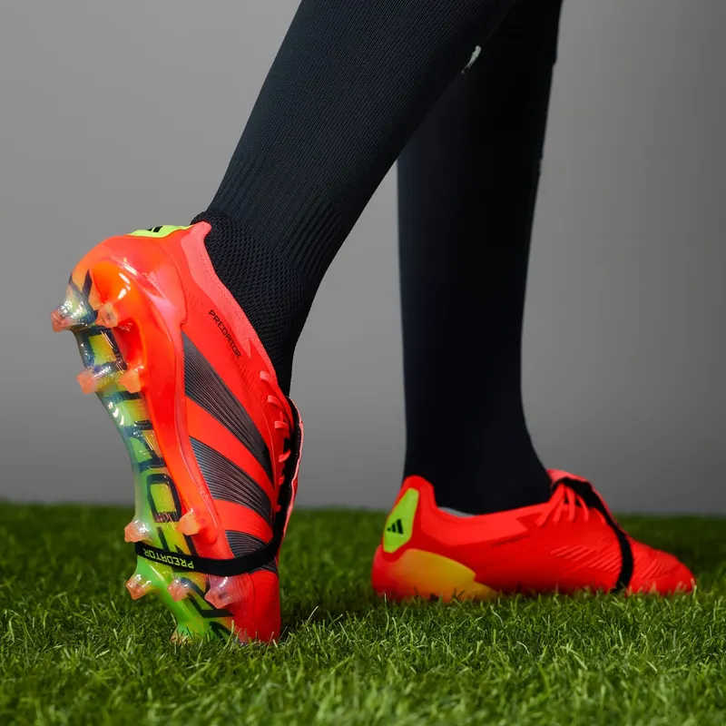 adidas Predator Elite Ft FG Solar Red Core Black Team Solar Yellow (IG1707)