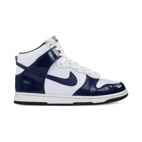 Nike Dunk High leren “White” (304093)