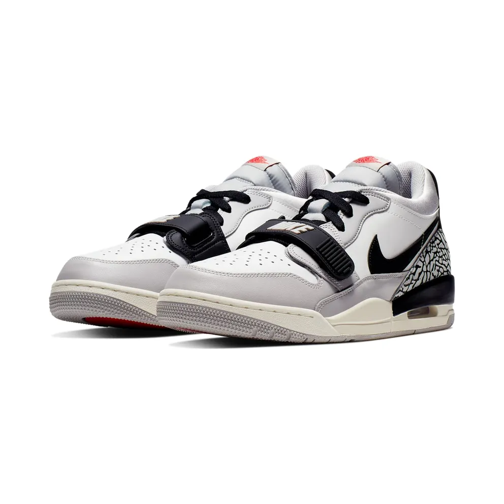 Jordan Legacy 312 Low Tech Grey Fire Red Black Summit White/Fire Red-Tech Grey-Black (CD7069-101)
