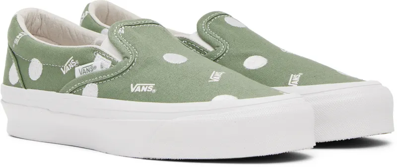 Vans Green OG Classic Slip-On LX (VN0A45JKLDN1)