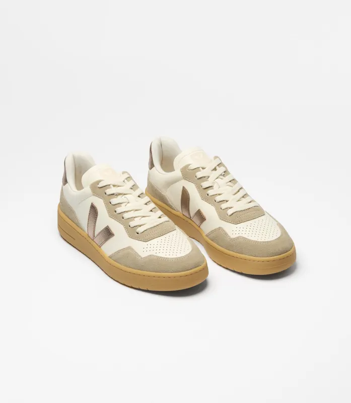 VEJA V-90 leather pure bronze natural – Beige (VD2021724A)