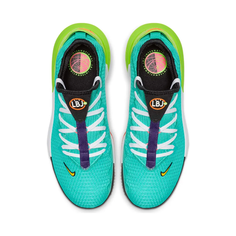 Nike LeBron 16 Low Air Max Trainer 2 Hyper Jade/Total Orange-Electric Green-Black (CI2668-301)