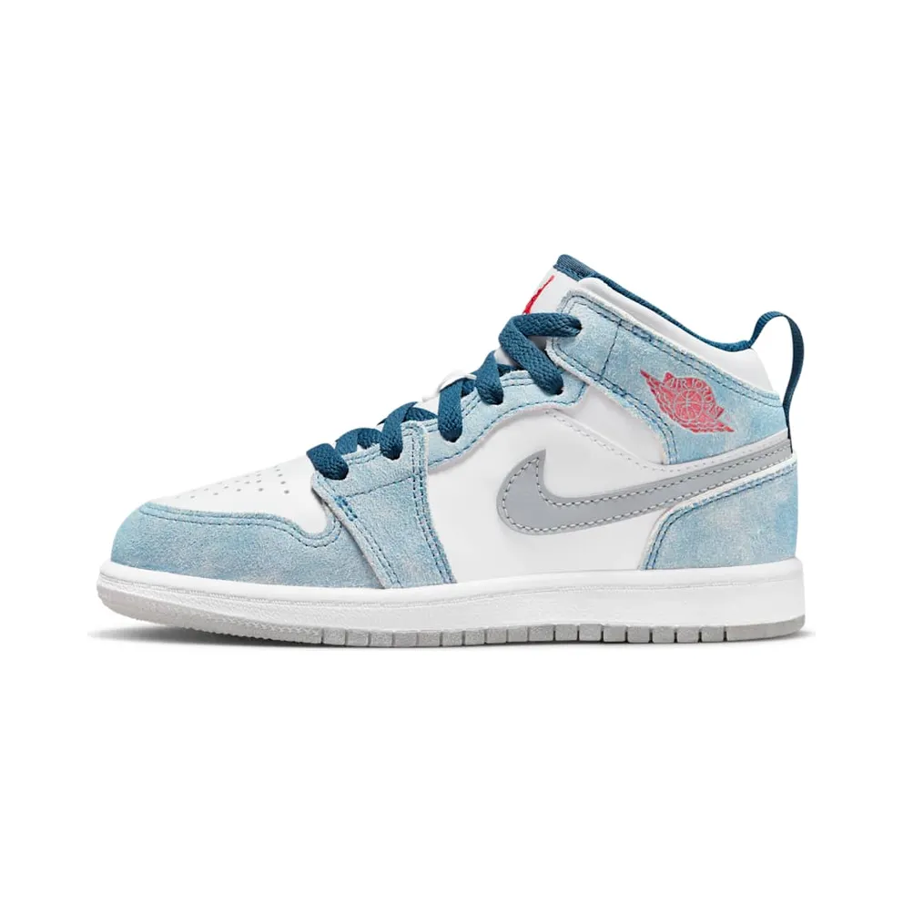 Jordan 1 Mid SE Younger Kids’ Blue (DR6237-401)