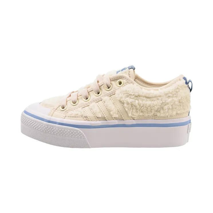 Adidas Nizza Platform Sherpa “Wonder White / Cloud White” (H02698)