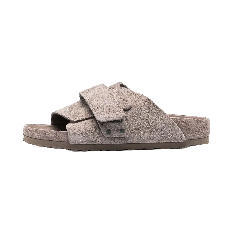 Birkenstock Kyoto Suede “Grey Taupe – Narrow” (1022329)