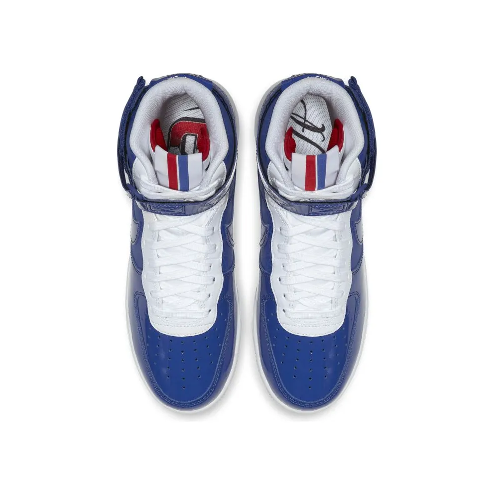Nike Air Force 1 High Detroit Pistons NBA Finals Game Royal/Game Royal/White (CI9880-400)