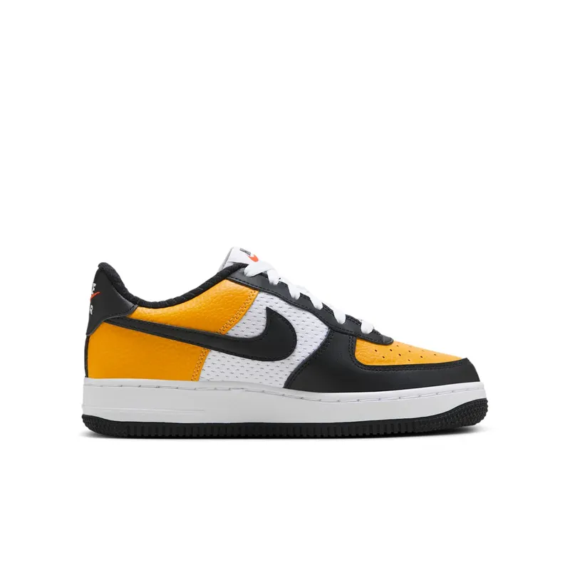 Nike Air Force 1 Low Black Gold Jersey Mesh (DQ7779-700)