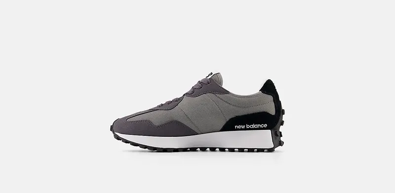 New Balance 327 Black Grey Castlerock (U327MD)