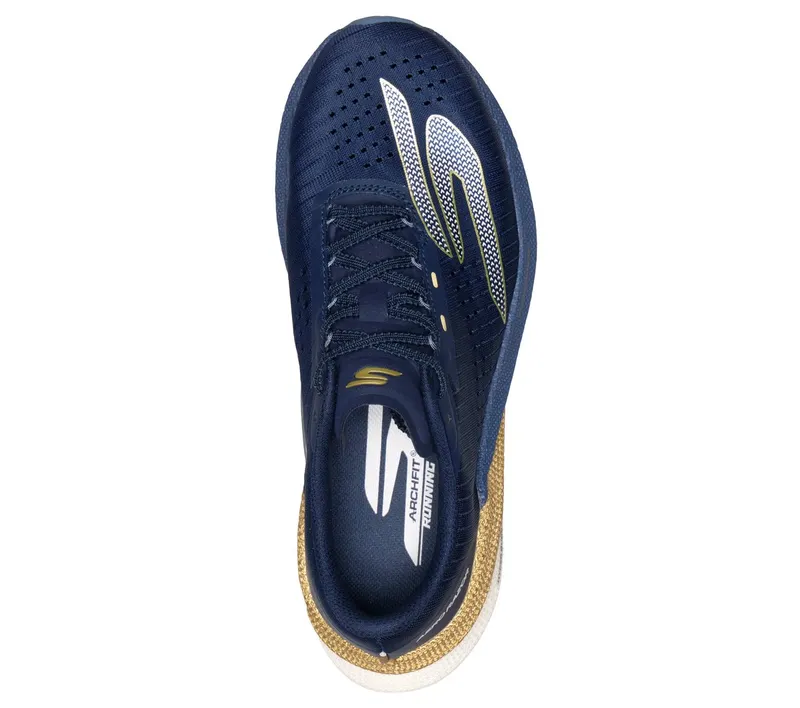 Skechers Aero Razor Sneaker Marine/Gold