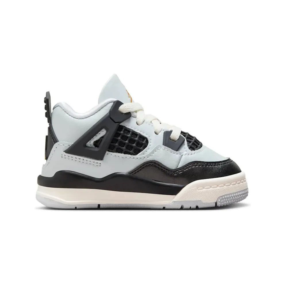 Jordan 4 RETRO TD “PURE PLATINUM/METALLIC GOLD-BLACK-SAIL” (FZ8584-070)