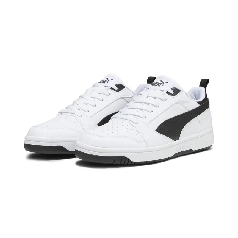 Puma Rebound V6 Low “Puma White / Puma Black / Puma Black” (392328_02)