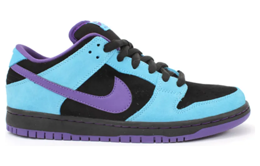 Nike Dunk Low Pro SB ‘Skeletor’ Black/Varsity Purple-Bltc Blue (304292-020)