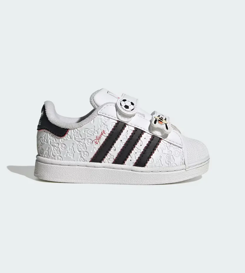 Adidas ADIDAS DISNEY SUPERSTAR II COMFORT CLOSURE SNEAKERS Cloud White / Core Black / Red (IH1744)