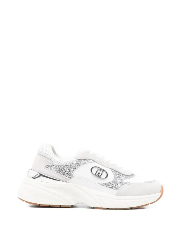 LIU JO LJ01 with glitter and logoplakkaat – White (BA6045PX736)