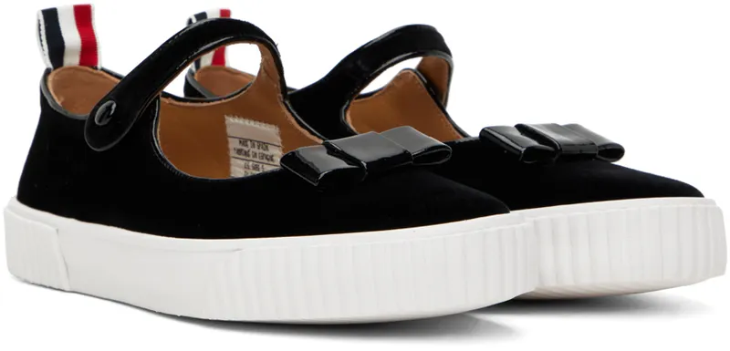 Thom Browne Black John Tennis Sneakers (FFF094A-03883)