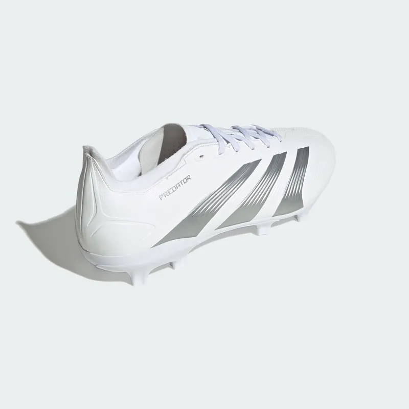 adidas Predator 24 League Low FG Cloud White Silver Metallic Grey (IE2372)