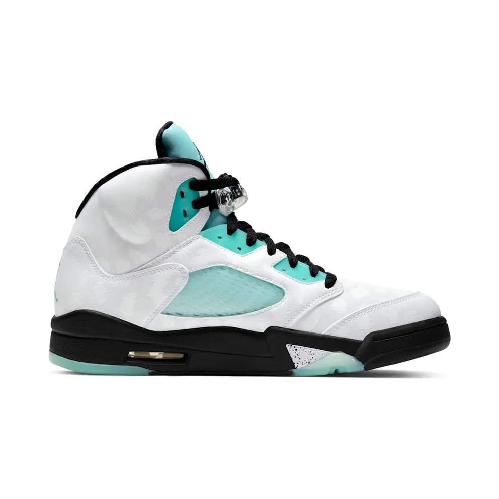 Jordan 5 Retro Island Green White/Black-White-Island Green (CN2932-100)