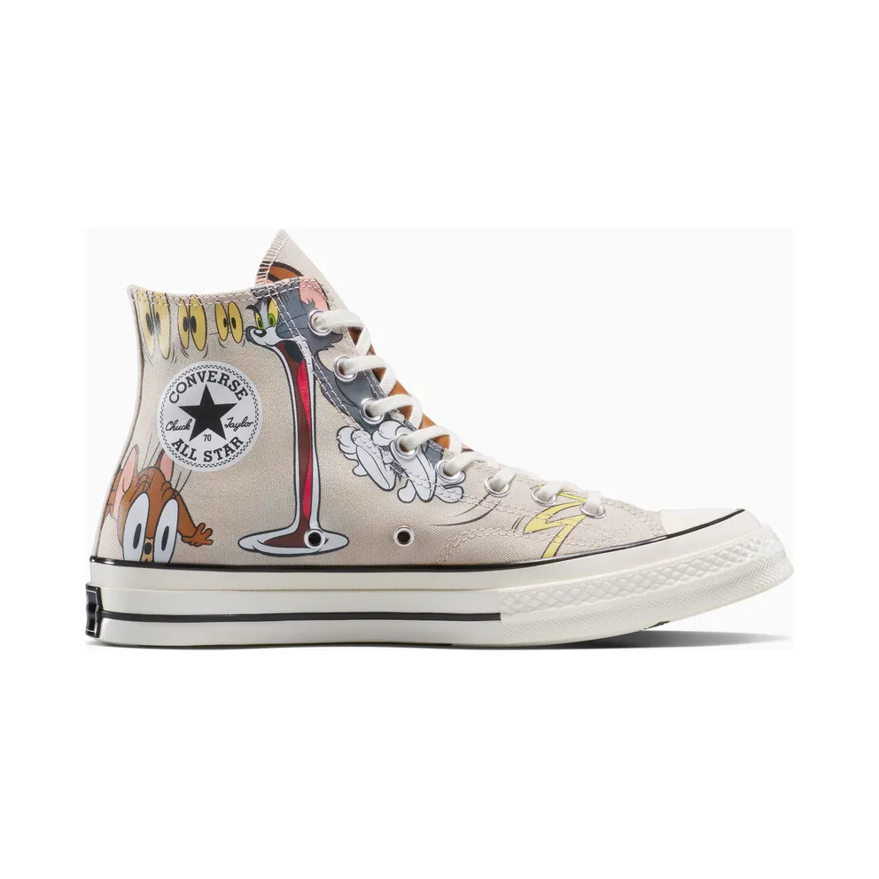 Converse Converse x Tom and Jerry Chuck 70 Black Grey/Egret/Black (A15111C)
