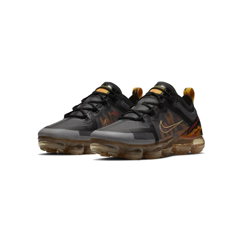 Nike Air VaporMax 2019 Floral Black University Gold (W) Black/Pale Vanilla-Bright-Crimson-University Gold (CD7094-002)