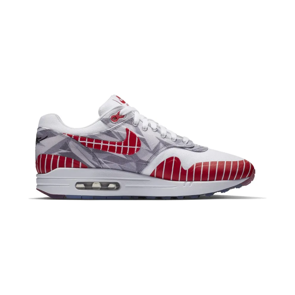 Nike Air Max 1 x Wasafu Los Primeros White/University Red-Neutral Grey (AH7740-100)