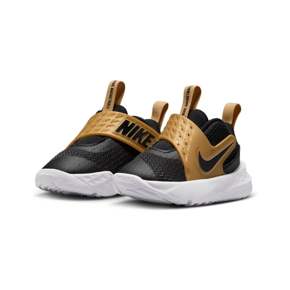 Nike Team Hustle D 12 Black Metallic Gold White (HF6281-003)