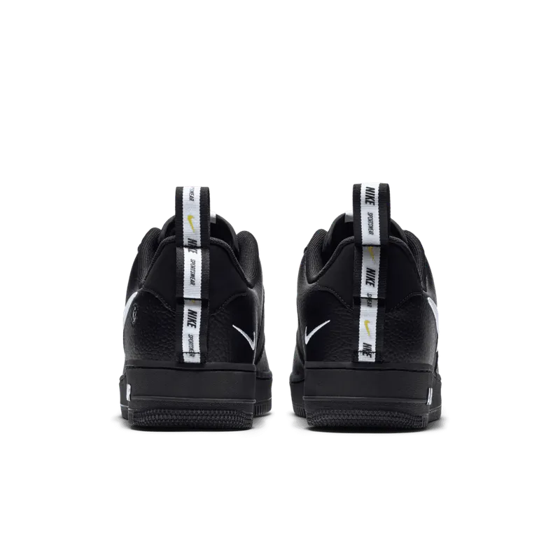 Nike Air Force 1 Low Utility Black White Black/White-Black-Tour Yellow (AJ7747-001)