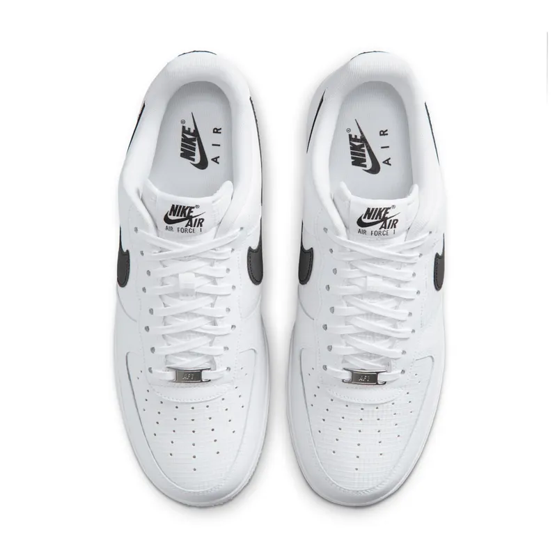 Nike Air Force 1 White/White/Black (IR0952-100)