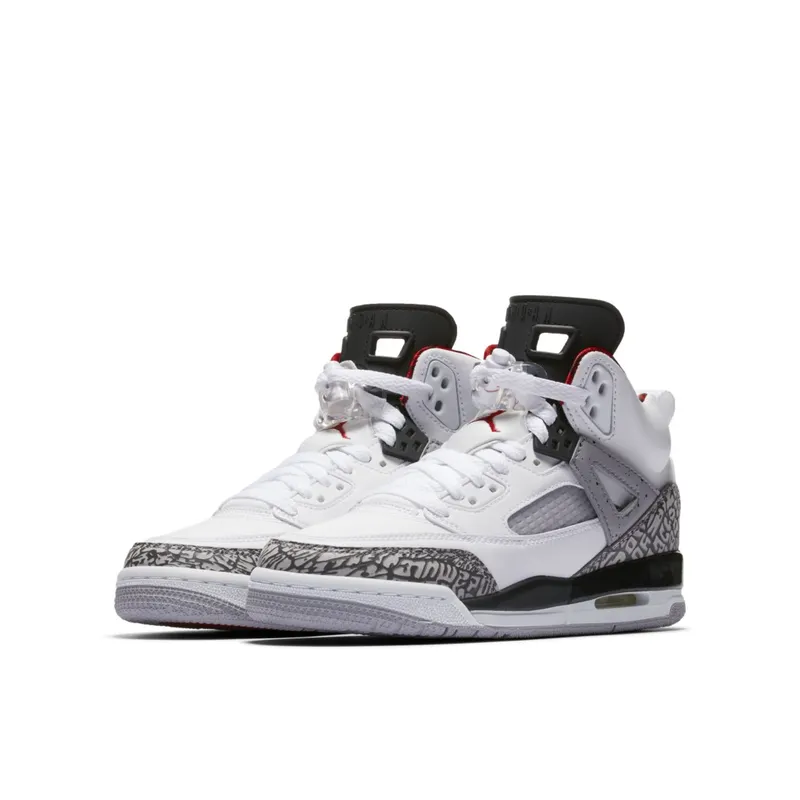 Jordan Spizike White Cement 2017 (GS) White/Varsity Red-Cement Grey-Black-Dark Grey (317321-122)