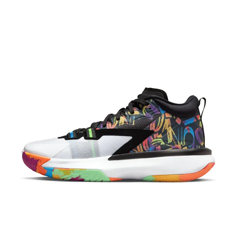 Nike Zion 1 “Black / Bright Crimson / Amarillo / White” (DA3130-001)