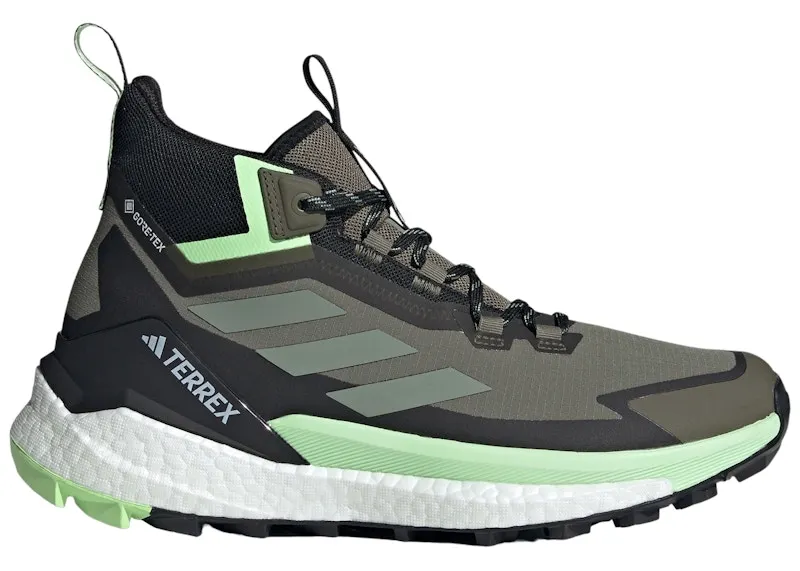 adidas Terrex Free Hiker Gore-Tex 2.0 Olive Strata Silver Green Aurora Black (IE5127)