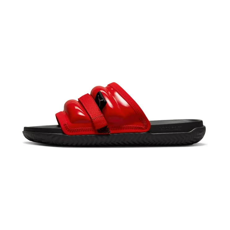 Jordan Super Play Slippers “University Red / White / Pomegranate / Black” (DM1683-601)