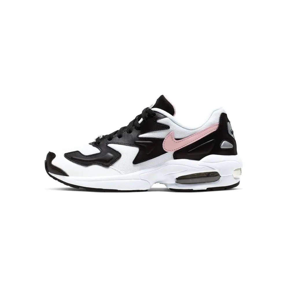 Nike Air Max2 Light White Bleached Coral Black (W) White/Bleached Coral-Black-Sail-Alligator (AO3195-101)