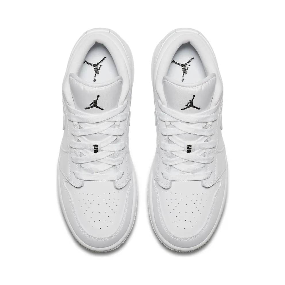 Jordan 1 Low Triple White (GS) White/Black (553560-110)