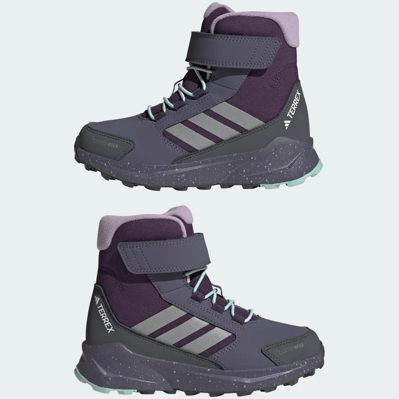 Adidas Terrex Trailmaker 2 High CLIMAWARM+ Kids Aurora Plum / Matte Silver / Semi Flash Aqua (JS2935)