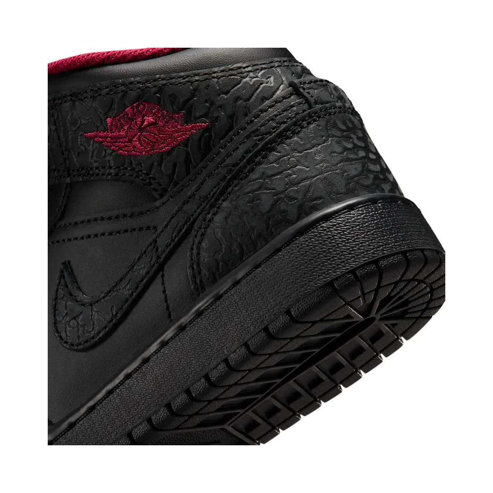 Nike Air Jordan 1 Mid SE “Black / Tough Red” (IX3528-010)
