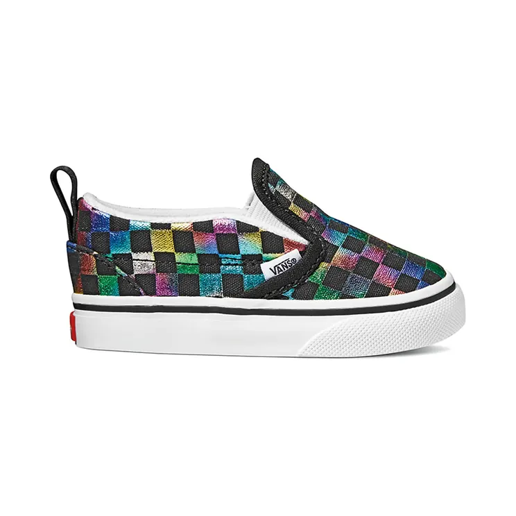 Vans Slip-On V Iridescent Check Black (TD)