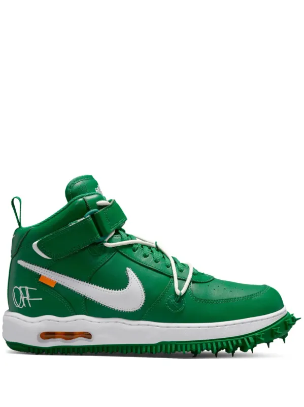 Nike X Off-White Air Force 1 Mid Pine Green sneakers – Green (OMIA256G22MAT0015501)