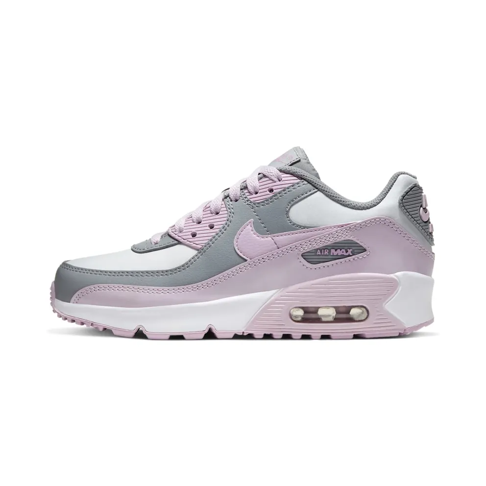 Nike Air Max 90 Leather Particle Grey Iced Lilac (GS)