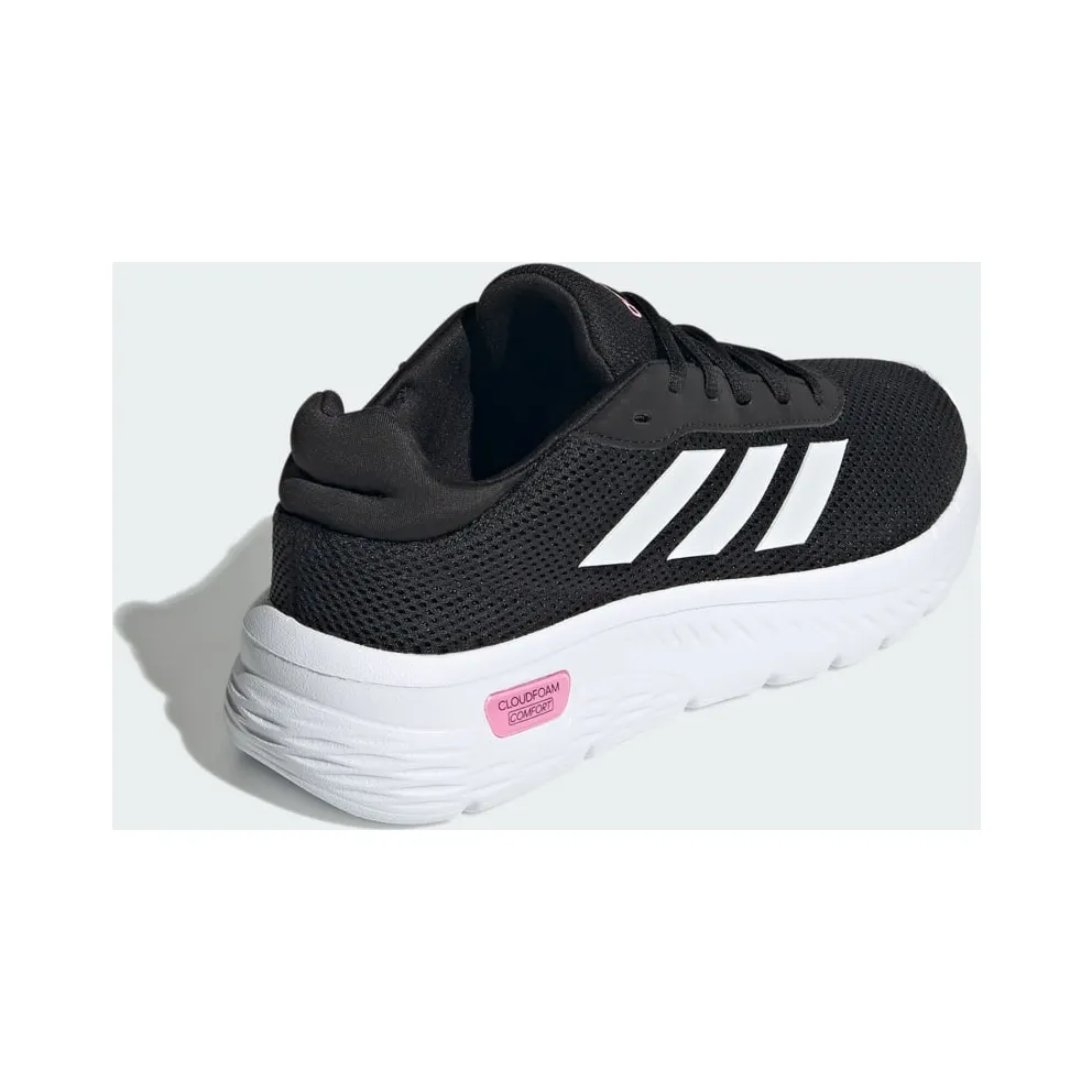 Adidas Cloudfoam Comfy Core Black / Cloud White / Bliss Pink (IH2974)